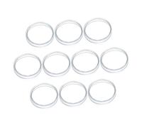 Ciieeo 10Pcs Transparent Petri Plates with Lids Plastic Culture Dishes for Laboratory Biology Science Experiments and Tissue Culture