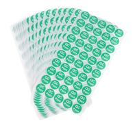 Ciieeo 10sheets Qc Approval Stickers Round Adhesive Labels for Quality Inspection Dot Decals for Warehouse Management for Food Electronics Clothing