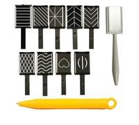 Ciieeo 11Pcs Cat Eye Stick UV Gel Nail Polish Manicure Tools Featuring Magnetic Force for Professional Nail Art