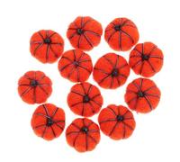 Ciieeo 12 Pcs Felt Pumpkin Shape Hanging Decor Creative Halloween Thanksgiving Christmas Ornament for Home School Garden Party Decorations
