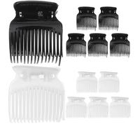 Ciieeo 12 Pcs Hot Curler Clips Plastic Hair Roller Claw Clips Volumizing Heated Rollers for Women and Hair Styling and Curling Accessories