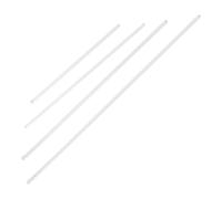 Ciieeo 12 Pcs Transparent Round Head Solid Glass Stirring Rods for Laboratory Use Each Smooth Surface for Beverage Mixing Chemistry Experiments and School Science Testing