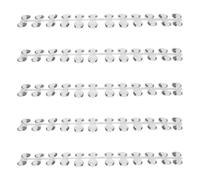 Ciieeo 120pcs Nail Colour Display Tips with Stable Flat Bottom round Plastic Design for Manicure Salon Use, for Comprehensive Colour Comparison and Nail Polish Organising