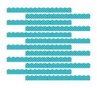 Ciieeo 12pcs Blackboard Border Trim Magnetic Borders for Classroom Removable Pvc Wear-resistant Smooth Surface with Delicate Patterns for Office and Home Bulletin Boards and Desks