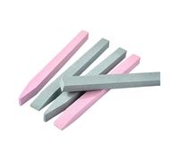 Ciieeo 12pcs Manicure Polishing Files Set Portable Nail Buffers in Pink and Dark Green Practical Tools for Expert Nail Shaping