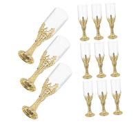 Ciieeo 12pcs Medieval Wine Goblets Reusable Drinking Cups for Wedding Reception Church Communion Altar Use Decorative Gothic Party Glassware with Cultural Heritage Design