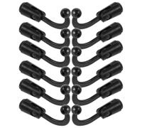 Ciieeo 12pcs Microphone Stand Screw Mount Replacement Parts with 17mm Plastic round Ball Head, Ergonomic Design Minimizing Scratching for Podcasting Setups and Remote Meetings