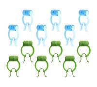 Ciieeo 12pcs Nose Bleed Stopper Clips Epistaxis Care Nose Fixing Clips Comfortable Non-Skid Design for Breathing Training Lightweight Practical for Everyday Use