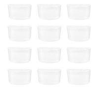 Ciieeo 12pcs Plastic Bird Feeder with Easy Refilling and Fixable Design Sturdy Plastic Bird Food Box Suitable for Garden or Outdoor Use