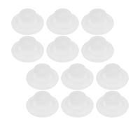 Ciieeo 12pcs Silicone Spill Proof Bottle Stoppers with Large Raised Dot, Leak Proof Reusable Cup Lids for Water Bottles and Tumblers, Practical Seal Replacement for Home and Outdoor Use