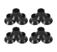 Ciieeo 12pcs Trampoline Leg Covers Rubber Foot Pads with 1" Inner Diameter, Anti-slip and Wear Resistant for Home and Gym Floor Protection