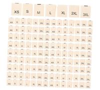 Ciieeo 1400pcs Soft Cotton Clothing Tags Woven Garment Labels Mix Beige Sewing Ribbons for Clothes Crafting Printed Fabric Tags for Apparel