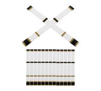 Ciieeo 15pcs Archery Wrap Stickers for Carbon and Fiberglass Arrows, Heat Shrink Adhesive Vinyl, White Colour, Minimise Glare and Boost Concentration, for Outdoor Archery and Competition