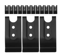 Ciieeo 15pcs Double Hole Metal Belt Clips for Wallets and Bags with Reliable Versatility and Easy Installation Heavy Duty Iron Fasteners for Travel Pouches and DIY Wallet Belt Clip
