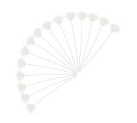 Ciieeo 15pcs Faux Chrysanthemum Flower Diffuser Sticks Refill for Essential Oil Aroma Stylish Home Decor Accessory for Living Room Bedroom Office Spaces