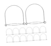Ciieeo 15pcs Stainless Steel Mason Jar Wire Handles Hangers for Regular Mouth Jars Secure Hanging Hook for Stable Carrying and Space Saving Kitchen Outdoor Use