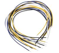 Ciieeo 16pcs Guitar Wiring Pickup Cable Wires for Soldering Potentiometer Conductor Electronic Guitar Circuit Connecting Wires Accessories for Electric Bass Pickup