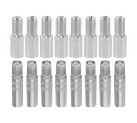 Ciieeo 16pcs Tire Valve Stem Extenders Flexible Air Valve Extensions for Cars Trucks Rvs Bicycles High-density Seal Adapters for Easy Inflation in Tight Spaces