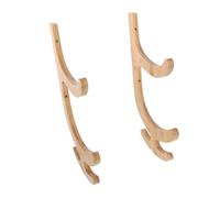 Ciieeo 1pair Wooden Yoga Mat Wall Mount Rack Holder Natural Material with Easy Installation for Organising Fitness and Yoga Equipment in Home Studio