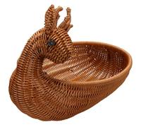 Ciieeo 1pc Bread Proofing Basket Hand Woven Rattan Banneton for Sourdough Artisan Breads Brown