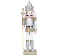 Ciieeo 1pc Nutcracker Puppet Ornament Classic Walnut Soldier Decor Holiday Desktop Decoration Material for Christmas Home Decor
