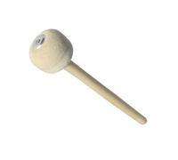 Ciieeo 1pcs Wool Felt Drum Mallet Maple Wood Handle Beige Snare Drum Accessory Traditional Sound and Sturdy Percussion Stick for Professional Game Practice