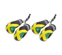 Ciieeo 2 Pairs Realistic Mini Flag Boxing Glove Pendant Large Hanging Ornament for Car Mirror Home Office Christmas Holiday Decor Souvenirs Jamaica Design