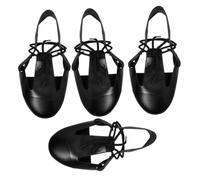 Ciieeo 2 Pairs Steel Toe Safety Shoe Covers Protective Work Shoe Caps for Construction Factory Workshop Footwear Overshoes with Smash Toe Guard Black
