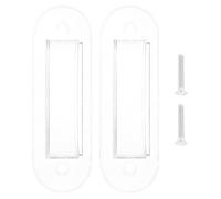 Ciieeo 2 Pcs White Switch Plate Cover with Screws Proof Electrical Wall Plate Switch Guard Toggle Lighted for Home Safety and Circuit Protection
