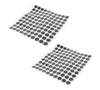Ciieeo 2 Pieces Pool Table Black Marker Dots Snooker Billiard Table Accessories Self-Adhesive Position Stickers for Club Use