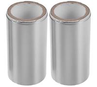 Ciieeo 2 Rolls Aluminium Foil Nail Wraps 3 Meters for Gel Polish Removal Thin Nail Foil Sheets Soak for Home and Salon Use