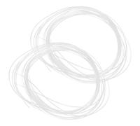 Ciieeo 2 Rolls T-Shape Nylon Eyeglass Repair Wire for Half-Rim Glasses with High Elasticity and Wide Compatibility, for Emergency Use and Optical Shop Aftersales