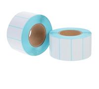 Ciieeo 2 Rolls Thermal Roll Shipping Labels Shipping Address Labels 40mm X 20mm Lightweight Design Reusable White Paper Self Adhesive for Office Use