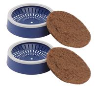 Ciieeo 2 Sets Lightweight Breathable Pigeon Nest Egg Pad Made of Coconut Palm and Plastic, Dry and Sturdy Bird Nest Accessory for Pigeon Egg Breeding at Home or Zoo