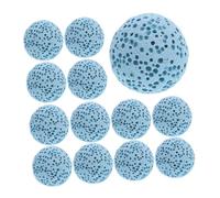 Ciieeo 20 Pcs Natural Volcanic Rock Fragrance Expanding Beads Light Blue Aromatherapy Diffuser for Car Home Office DIY Jewelry Accessories