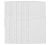 Ciieeo 20 Sheets Hemming Tape Iron on Fabric Sewing Supply Double Sided Non-woven Hot Melt Adhesive White 20 Sheets 20cm X 30cm for Hats and Pillowcases