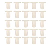 Ciieeo 200pcs Nail Polish Color Display Rings Made of Plastic, Ergonomic and Compact Practice Tool for Organizing Nail Tips, for DIY Art Practice and Classroom Use