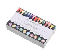 Ciieeo 200pcs Punch Cards Classroom Reward Cards for Teachers Assorted Color Coated Paper Token Economy Reward System for Business Loyalty Programs