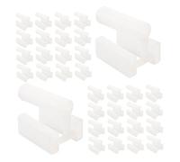 Ciieeo 200pcs Transparent Prong Proofing Plug Covers Electrical Socket Protector Dust and Moisture Resistant Power Plug Safety Caps for Home Office Use