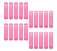 Ciieeo 20pcs 5g Empty Lipstick Tubes with Cap, DIY Lip Balm Containers Refillable Lip Pomade Tubes for Homemade Makeup Accessories