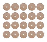 Ciieeo 20pcs Boys and Girls Wood Wheels Toy Mini Small Wooden Wheels for DIY Crafts and Creative Art Projects Model Building Accessories for Toy Cars and Handmade Crafts