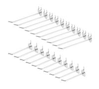 Ciieeo 20Pcs Heart Shaped and Apple Shaped Hooks for Pegboards Heavy Duty Wall Storage Racks for Home Supplies Supermarket Displays and Organizing Kitchens