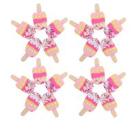 Ciieeo 20pcs Ice Cream Polymer Clay Charms for Bracelet Making DIY Set | Flat Back Cabochons, Sweet Treats Pendant Beads, Lightweight Kawaii Style for Special Occasions and Phone Cases