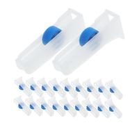 Ciieeo 20pcs Medical Hose Flow Regulator Valve Adjuster Cutoff Switch for Laboratory Hospital Use