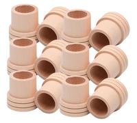 Ciieeo 20pcs Plastic Moxibustion Extinguisher Cap for 1.8cm Moxa Stick, Easy to Operate and Withstand High Temperature, Portable Khaki Moxa Fire Extinguisher for Safe Moxibustion Therapy