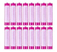 Ciieeo 20pcs Portable DIY Hair Rollers Hair Styling Tool Self-adhesive Plastic Curlers for Fluffy Wavy Spiral Curls Root Volume Hairdressing Tool