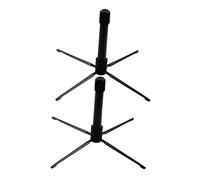 Ciieeo 20pcs Portable Foldable Flute Stand with Stable Tripod Base Lightweight Wind Instrument Holder for Practice and Travel