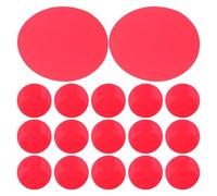 Ciieeo 20Pcs Red Lighting Diffuser Film 5X5Cm Adhesive Gel Filter for LED Panel and Track Light Color Filter Film for Relaxing Ambient Lighting