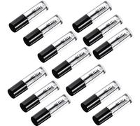 Ciieeo 20pcs Reusable Empty Mini Mascara Tubes 0.8ml Black Acrylic Refillable Eyelash Cream Containers Convenient for Travel and Daily Use with Easy Volume Visibility