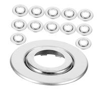 Ciieeo 20pcs Stainless Steel Fire Sprinkler Ceiling Cover Plate Decorative Trim for Enhanced Indoor Aesthetics Simple Installation Adaptable Disc Structure for Various Ceiling Heights